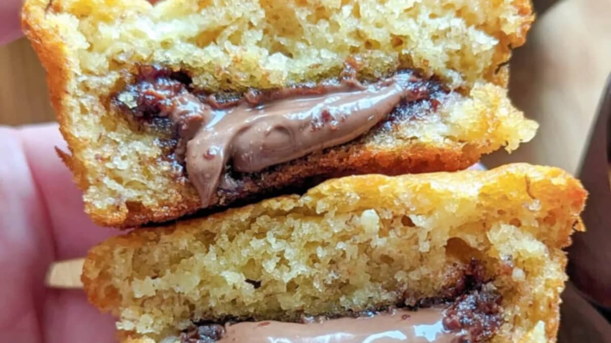 Muffins moelleux Nutella-bananes