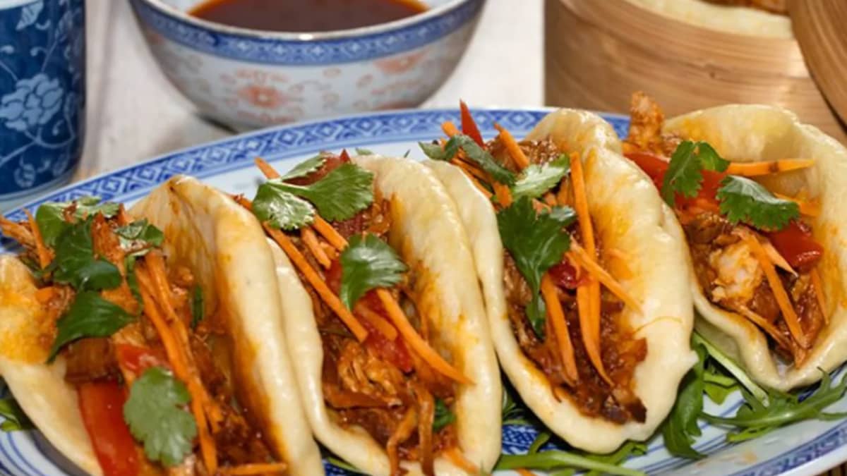 Pan Bao à l'effilochée de porc