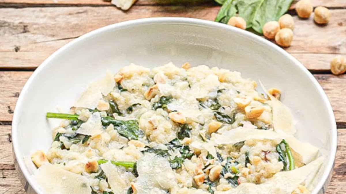 Risotto aux épinards