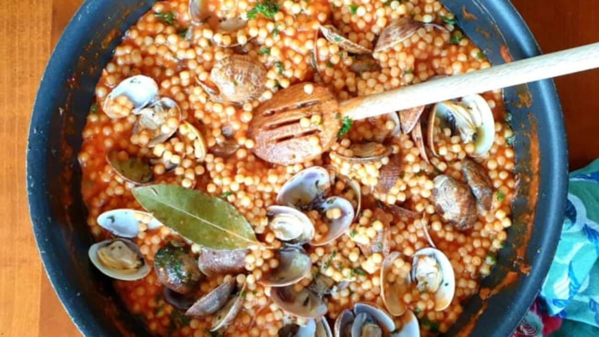 Fregola sardes aux palourdes