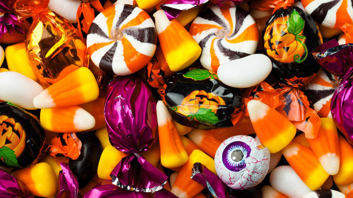 Bonbons d'halloween variés