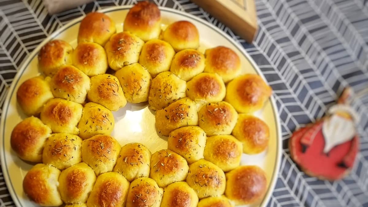 Couronne de briochettes surprises salées