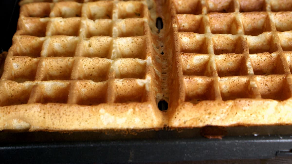 2 gaufres fraîches