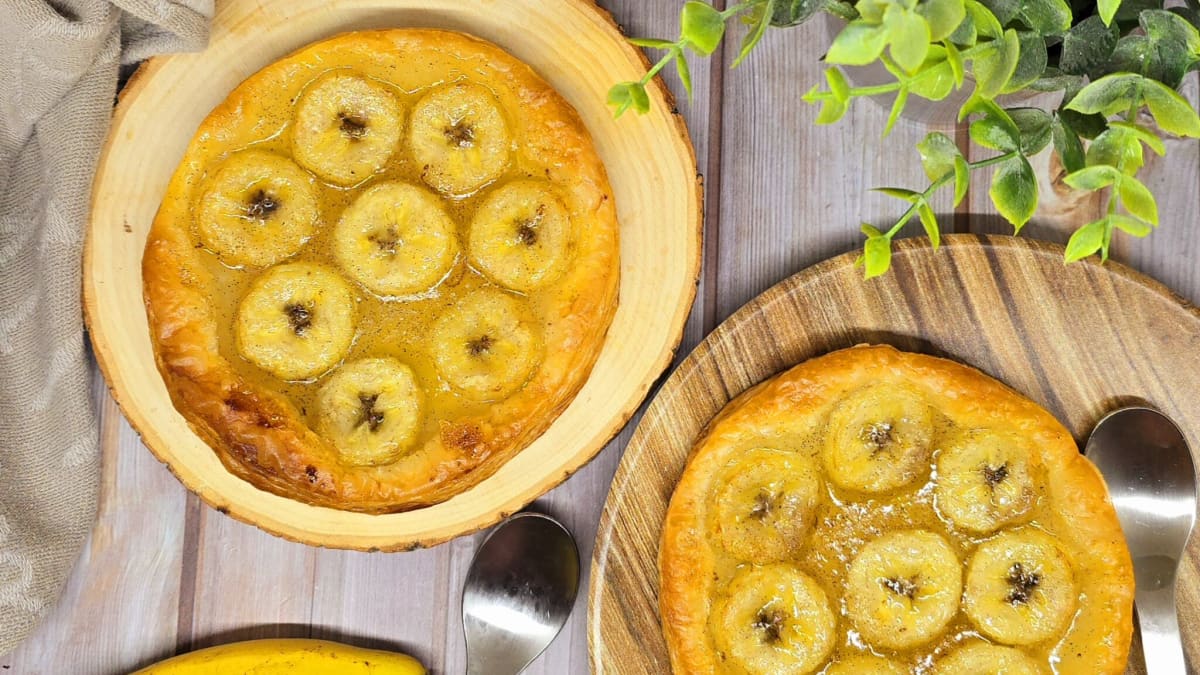 Tarte fine à la banane