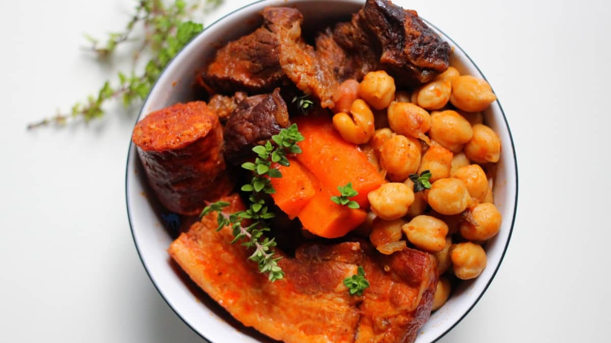 Assiette de cocido