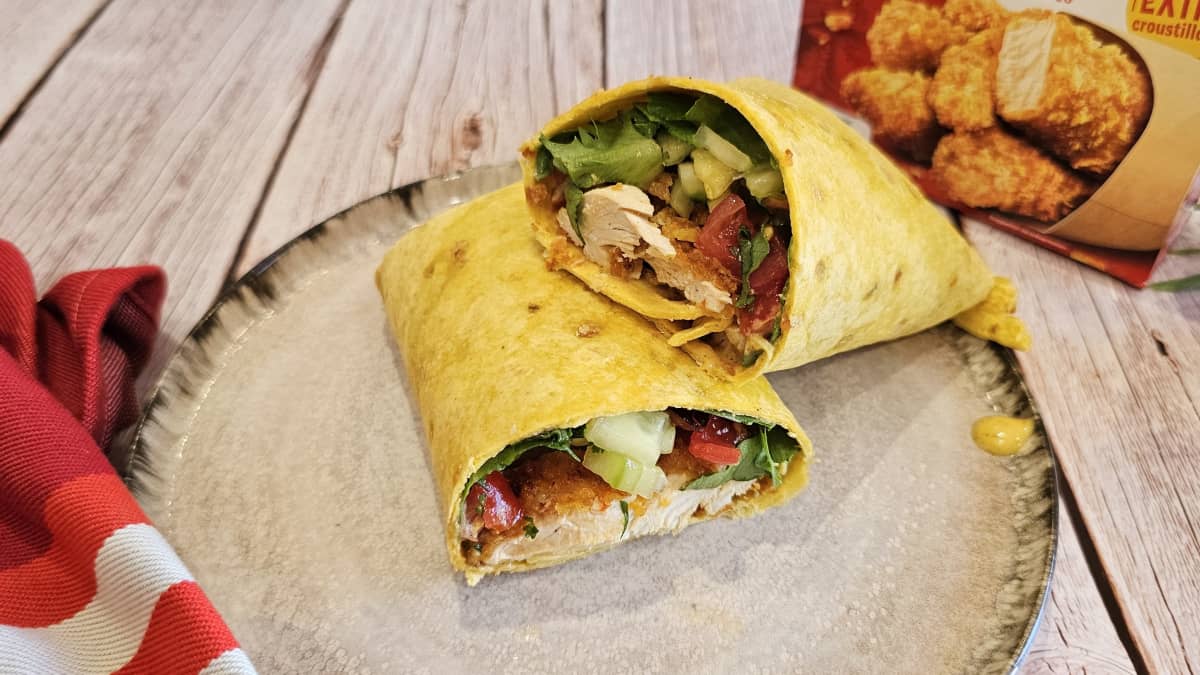 Wraps au poulet crispy