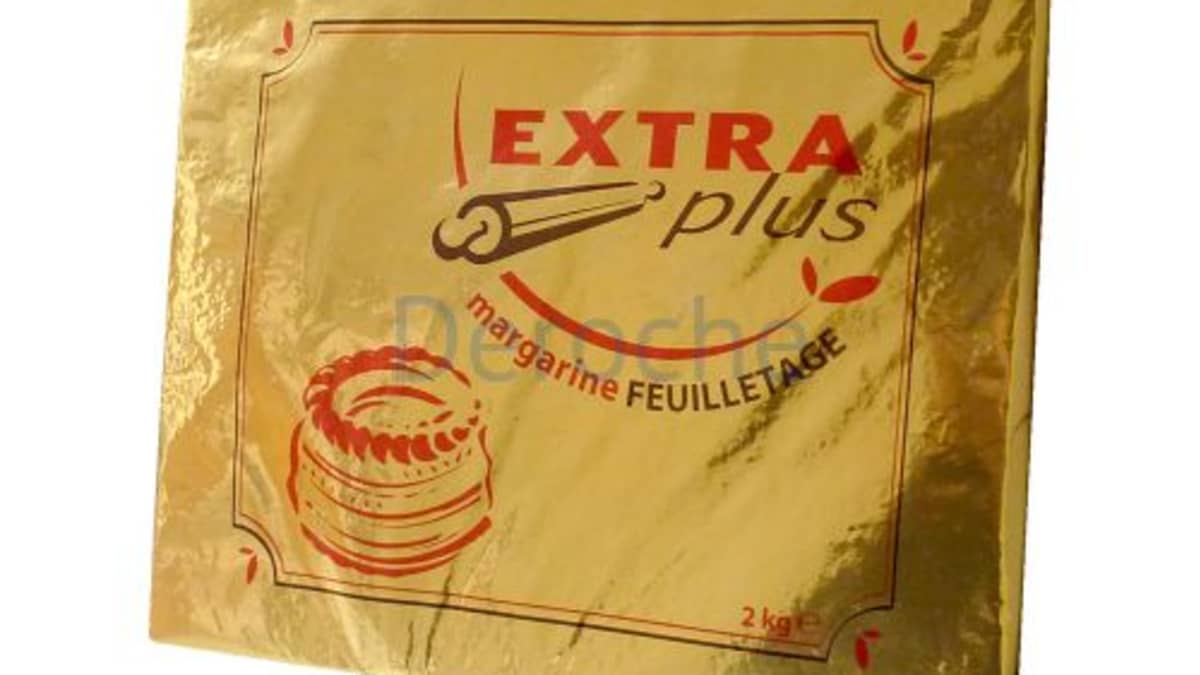 Bloc de margarine à feuilletage