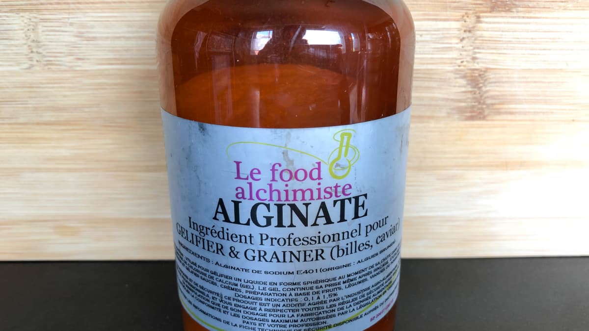 Alginate de sodium - E 401 - Additif texturant pour faire des perles  d'alginates