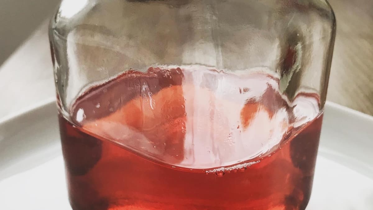 Sirop fraise menthe