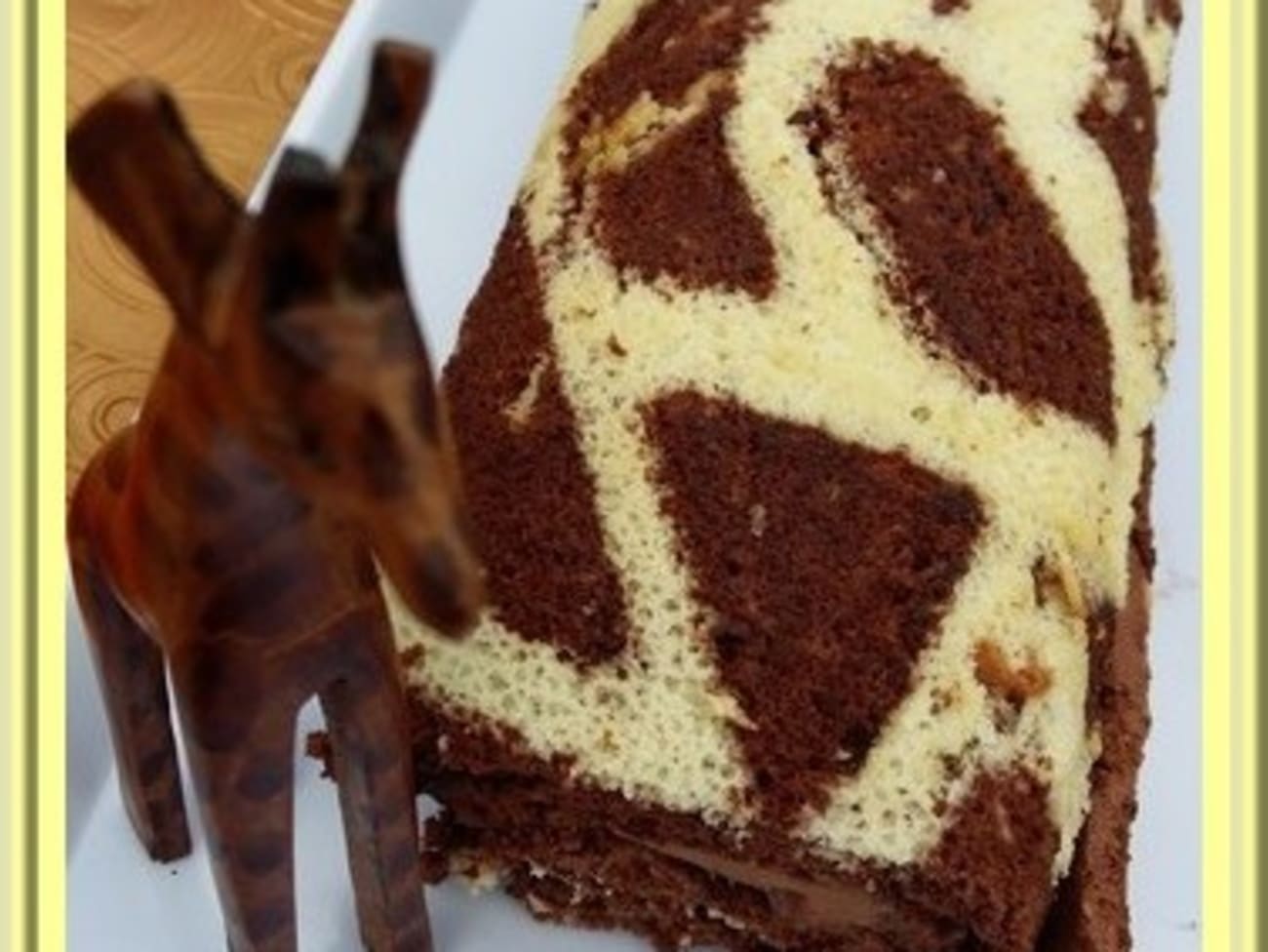 Gâteau Girafe - Recette par Oh la gourmande