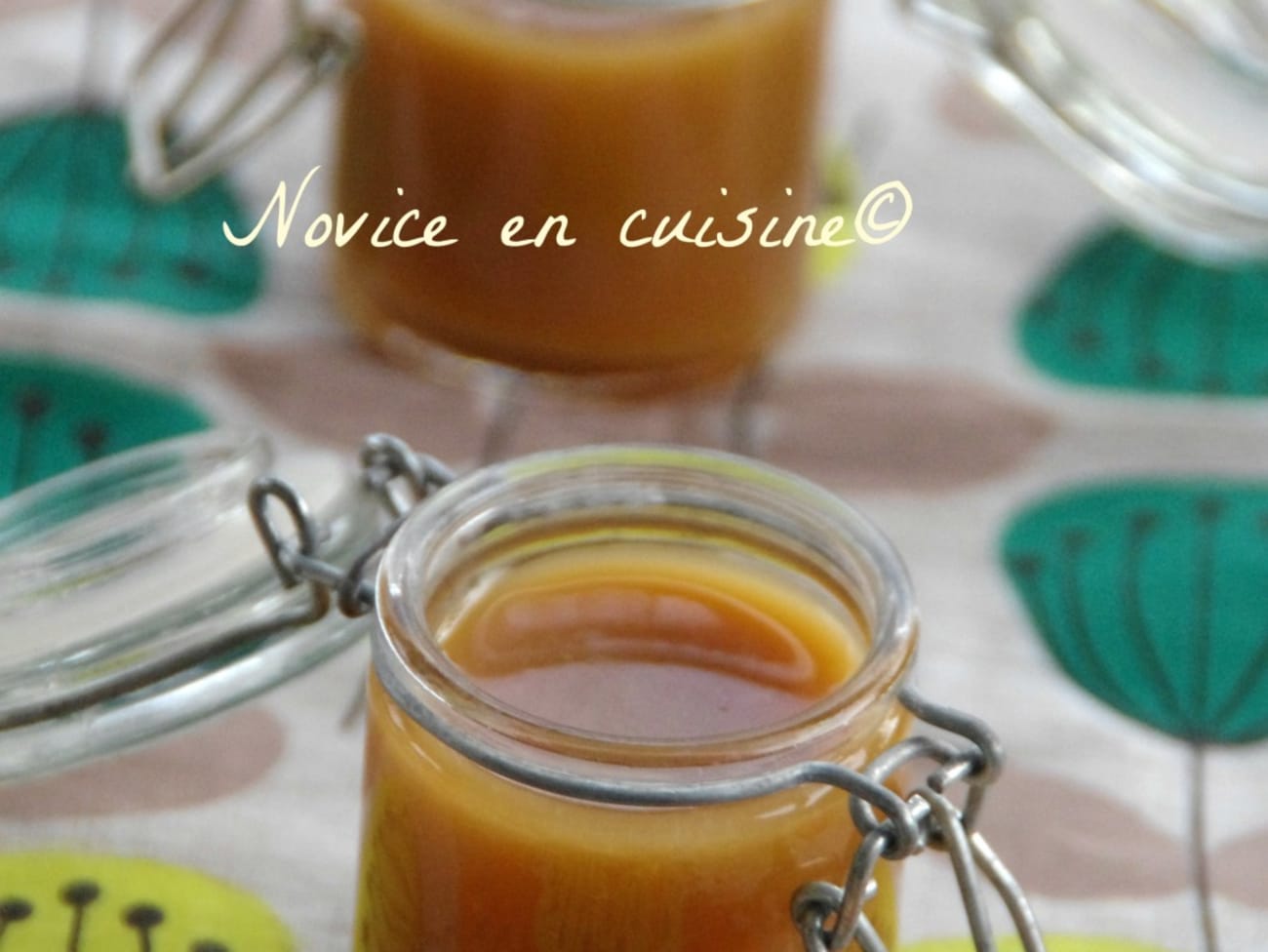 Crème caramel beurre salé au miel - Recette par Le blog de Novice en