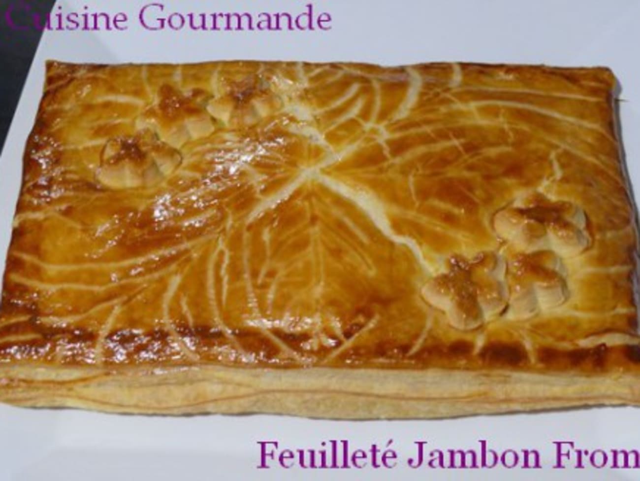 Feuilletés jambon fromage