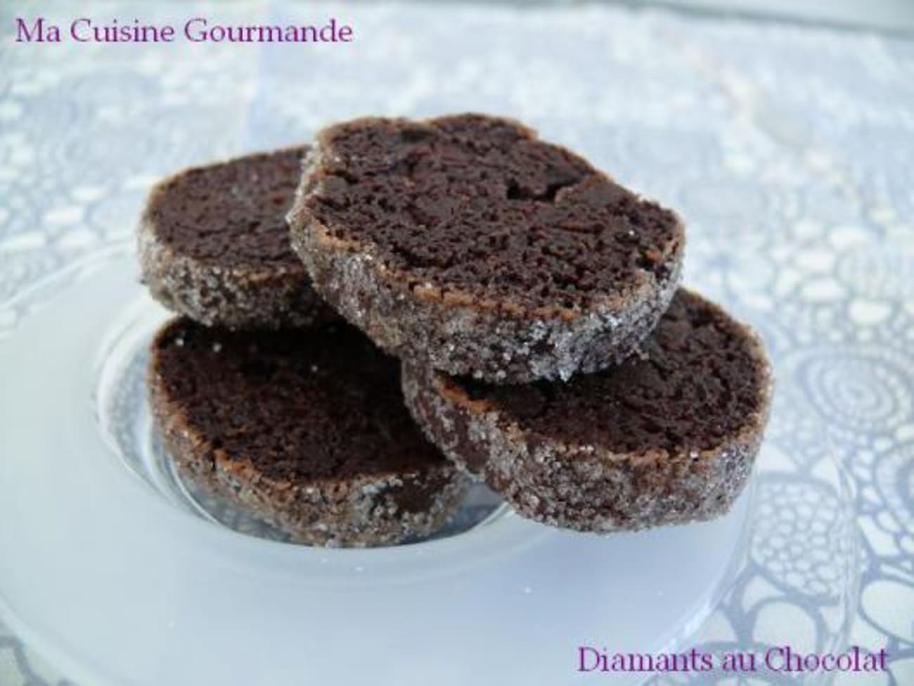 Biscuits diamant au chocolat beurre salé - Grand Fermage