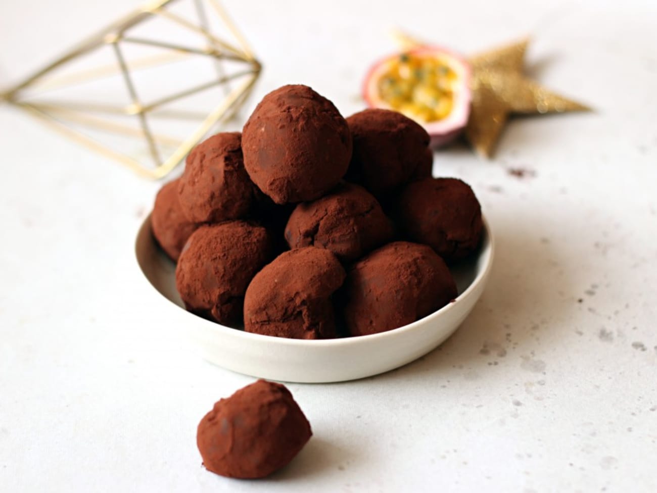 Truffes croustillantes au chocolat au lait