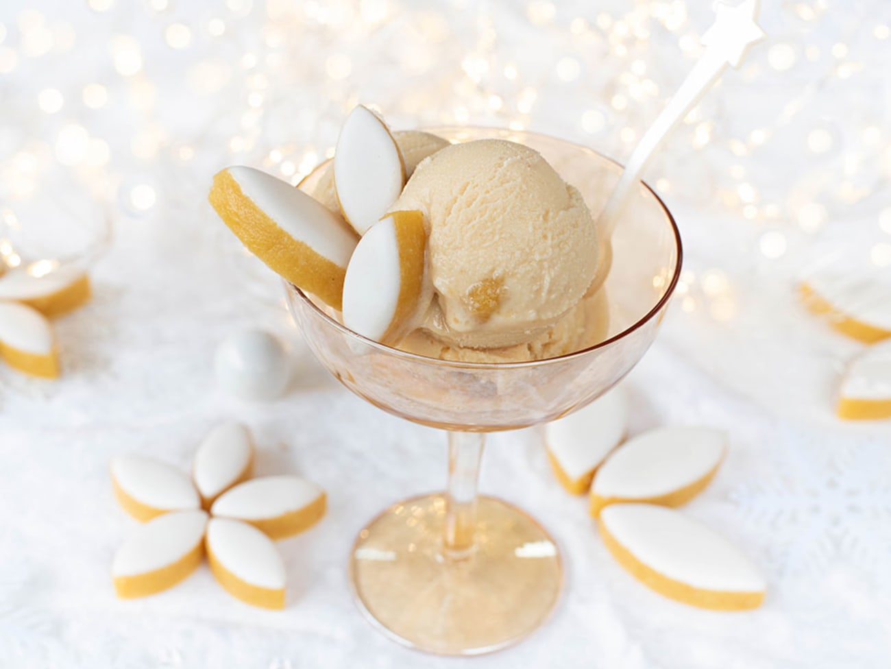 Glace aux calissons - Recette par Turbigo Gourmandises