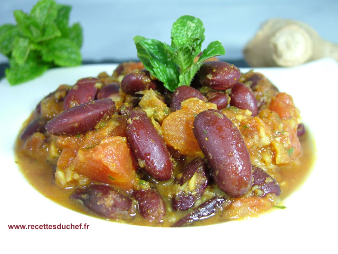 Recette Curry d'haricots rouges sur Chefclub daily