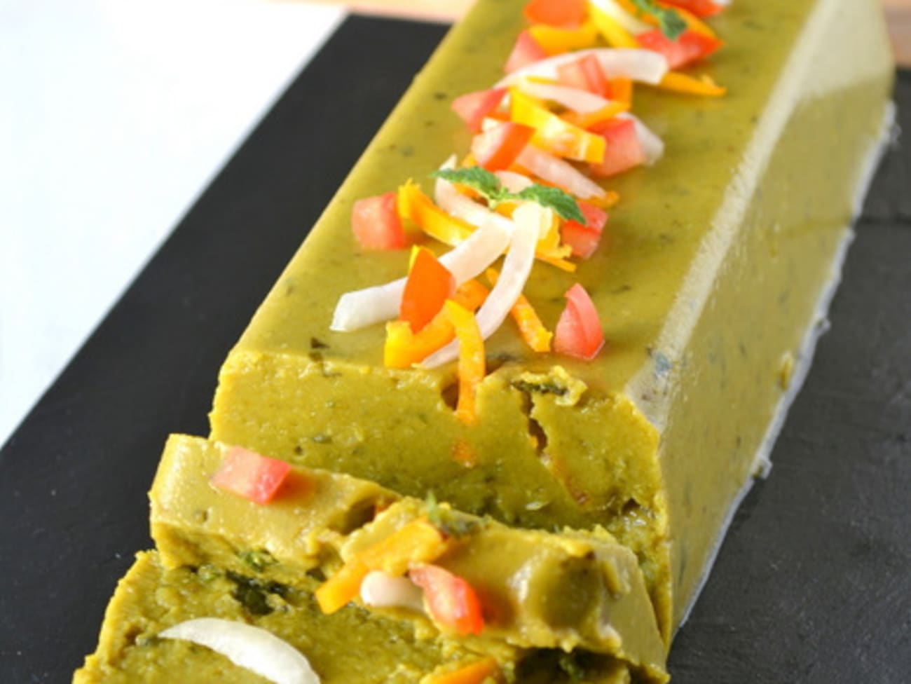 Terrine lentilles corail, courgette et aubergine Recette par Un Pas