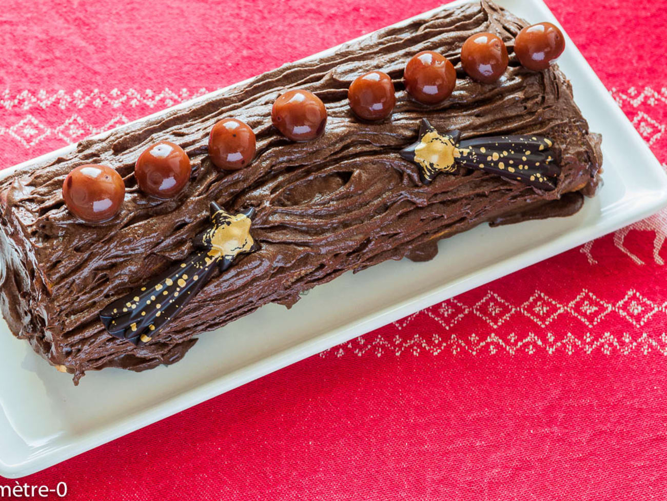 Bûche inspiration Forêt noire - La Cuisine de Wattoote