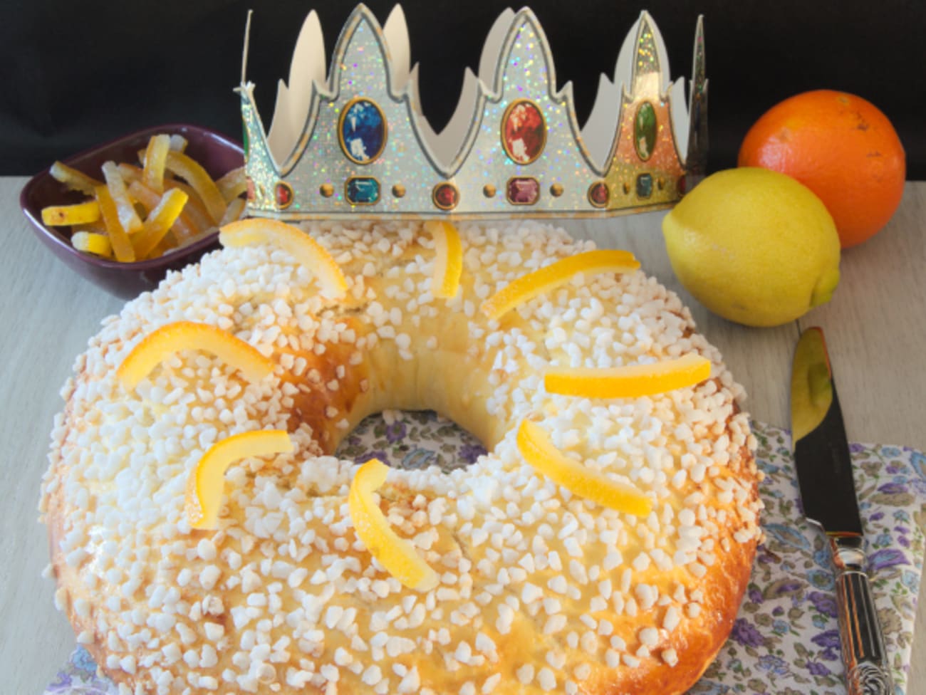 La brioche des rois, la couronne des rois - Recette par Karine Cuisine