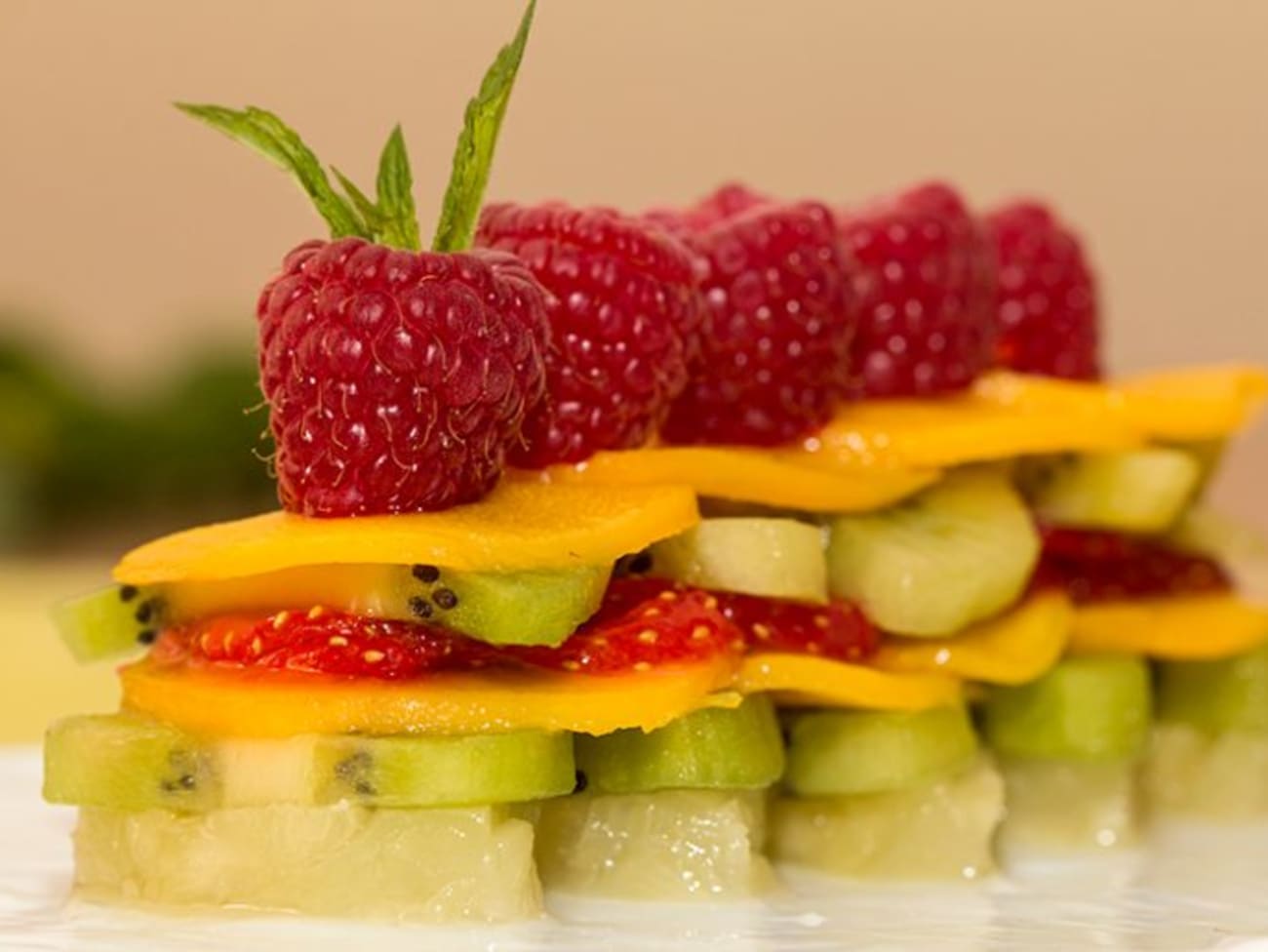 Mille-feuille de fruits frais - Recette par Jackie