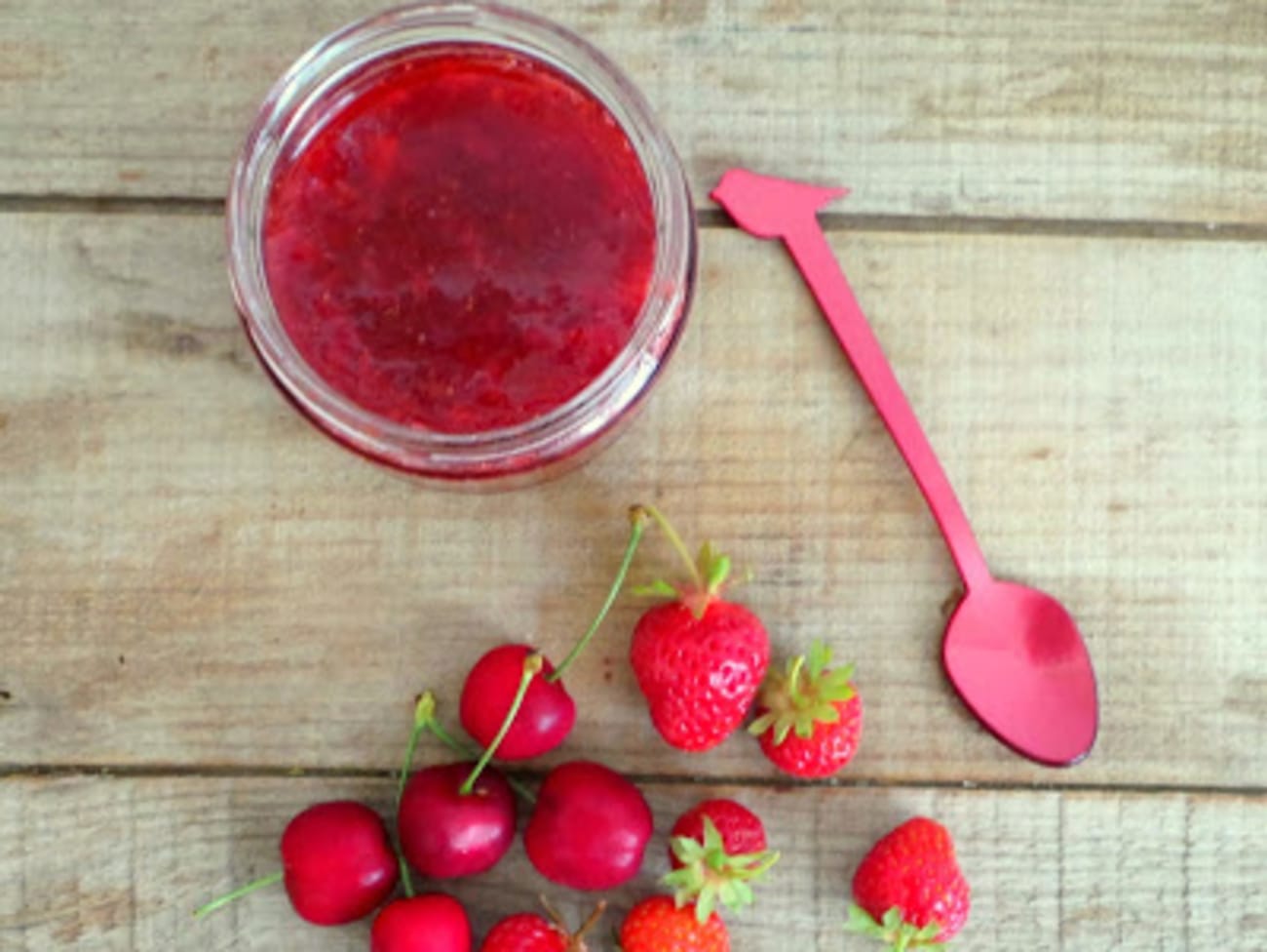 Confiture cerises et fraises (au Cook Expert ou pas) Recette par My