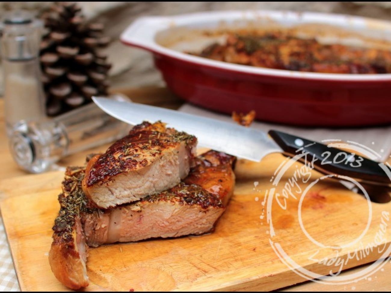 Côte de veau aux champignons et jus de viande - Recette par Happy papilles