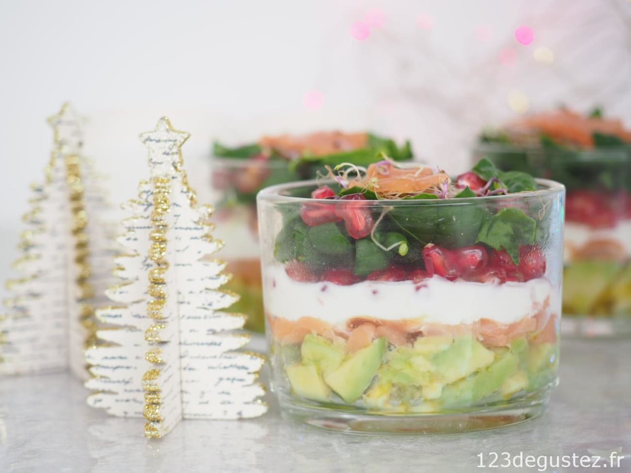 Verrines de Noël au kiwi de France - healthyfood_creation