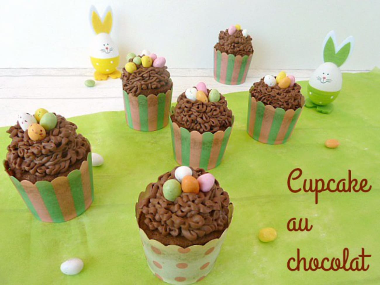 recette cupcakes chocolat de paques