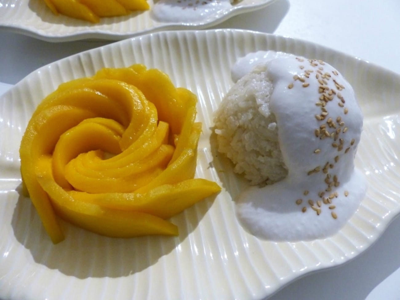 Recette Riz gluant au lait de coco et à la mangue