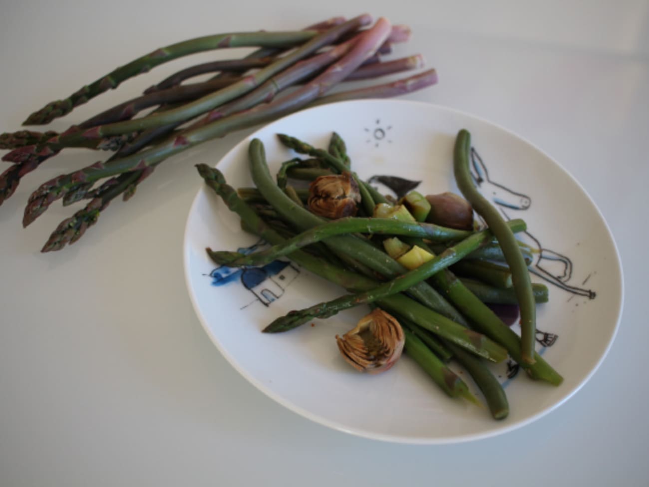 Haricots verts poêlés - Châtelaine