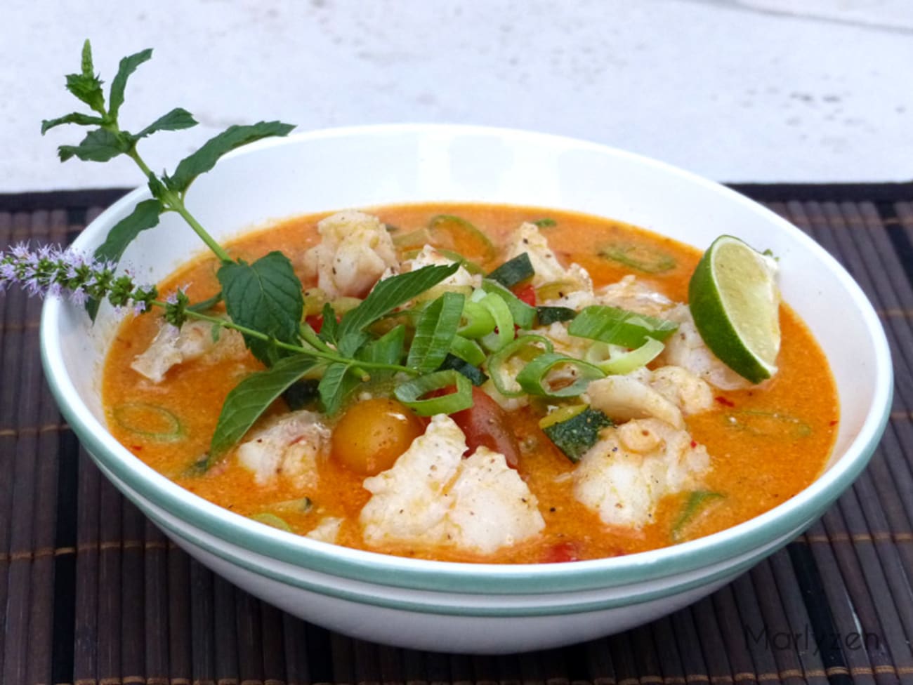 Curry rouge de poisson - Recette par Marlyzen
