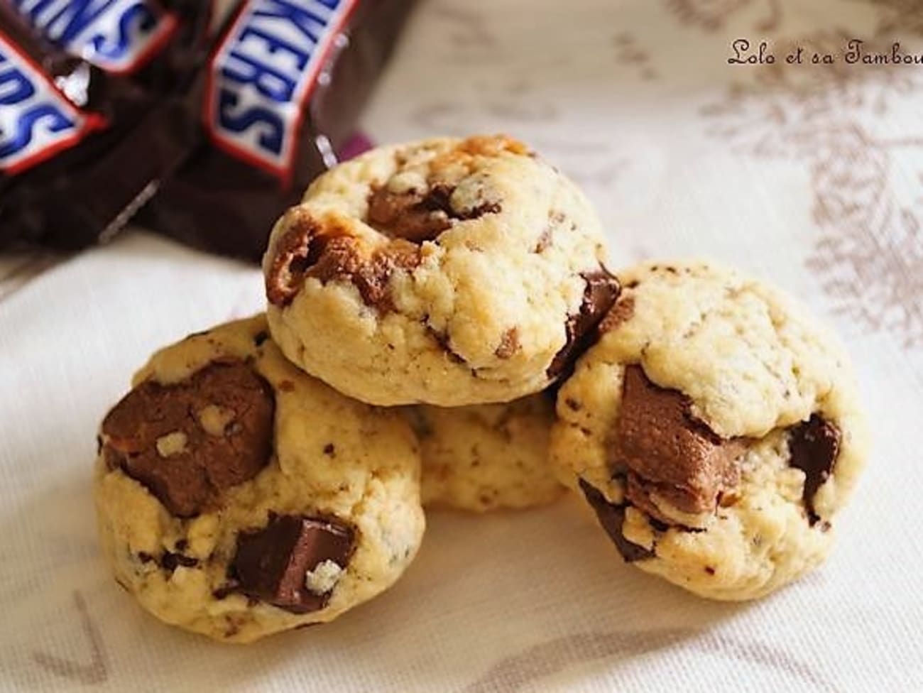Yaourts aux Snickers et Cookies :: - Fourmis au Chocolat . de