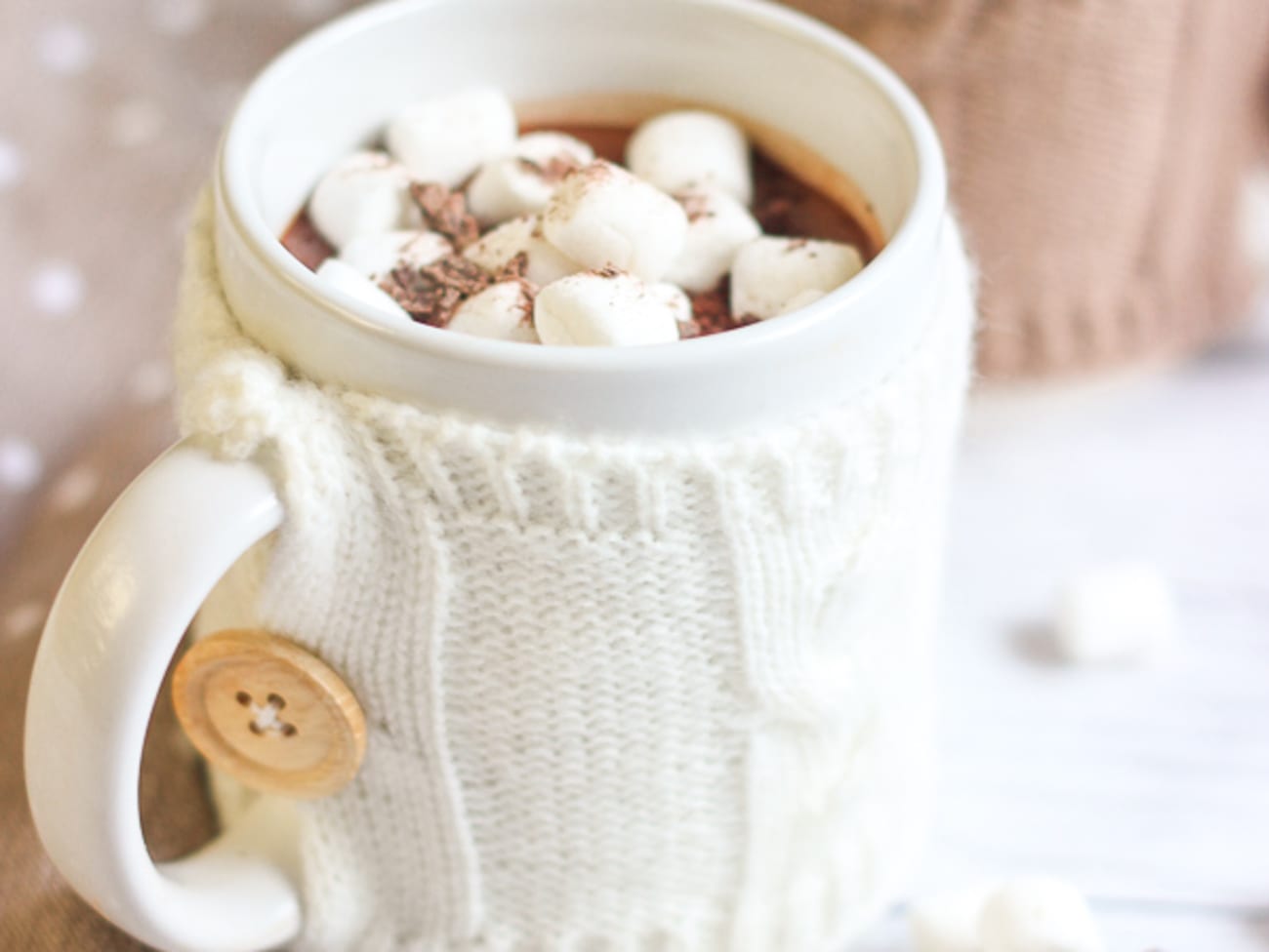 Chocolat chaud au chocolat blanc et aux marshmallows - Recette