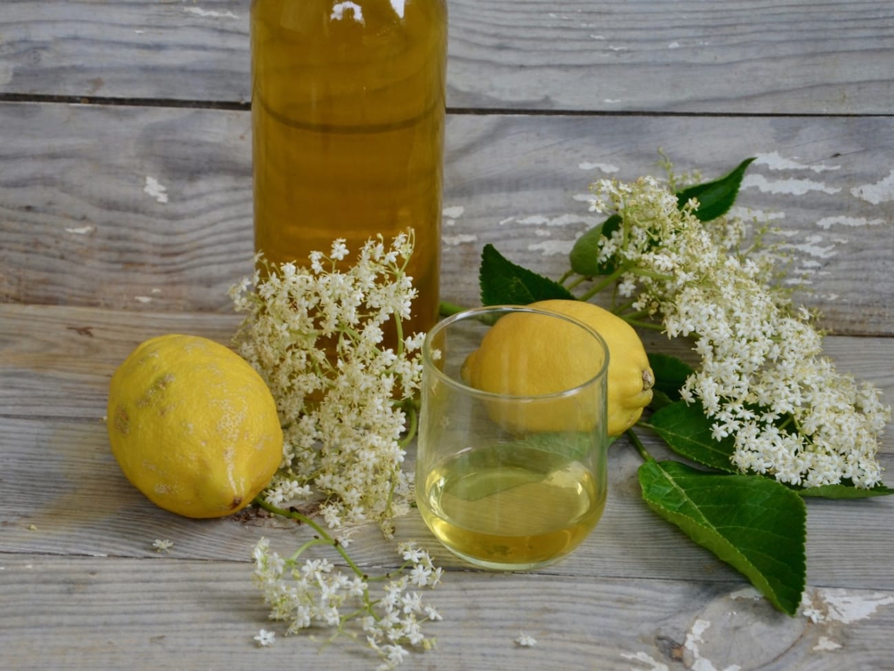 Sirop de fleurs de sureau légèrement citronné - Recette par Chef Simon