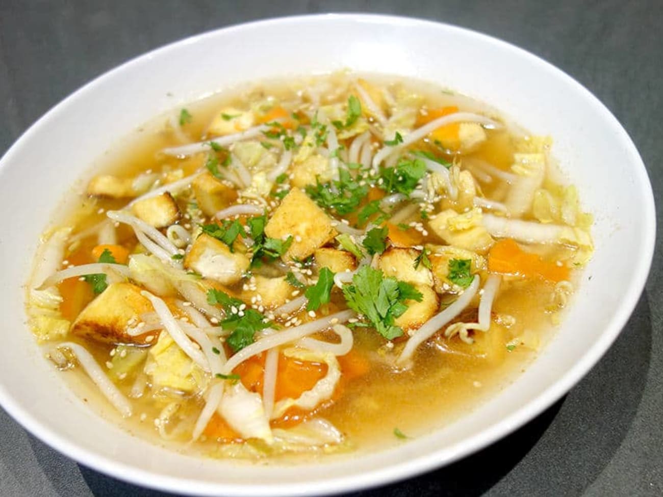 Soupe aux 5 légumes pour 2 personnes - Recettes - Elle à Table