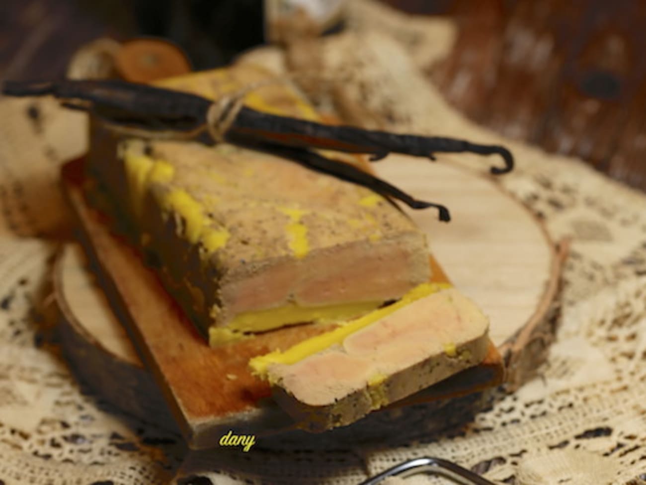 Recette Terrine de foie gras à la vanille