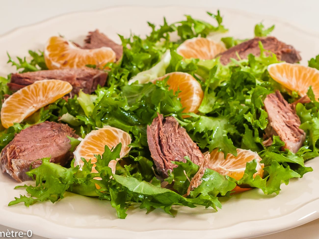 Salade au confit de canard - Les Pépites de Noisette