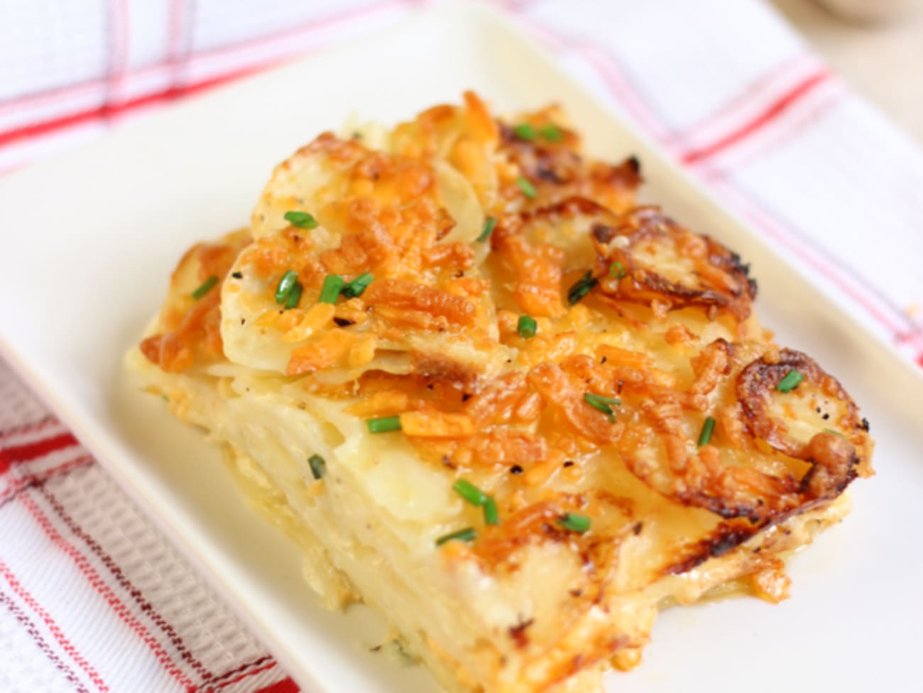 Gratin de pommes de terre à la crème - Recettes - Elle à Table