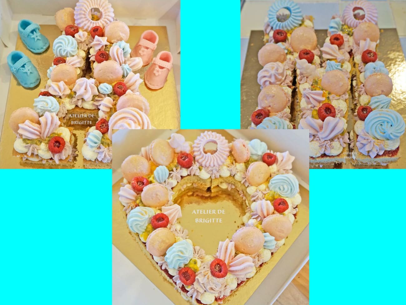 Number cake Framboises et Fruits de la Passion - Recette par Atelier de