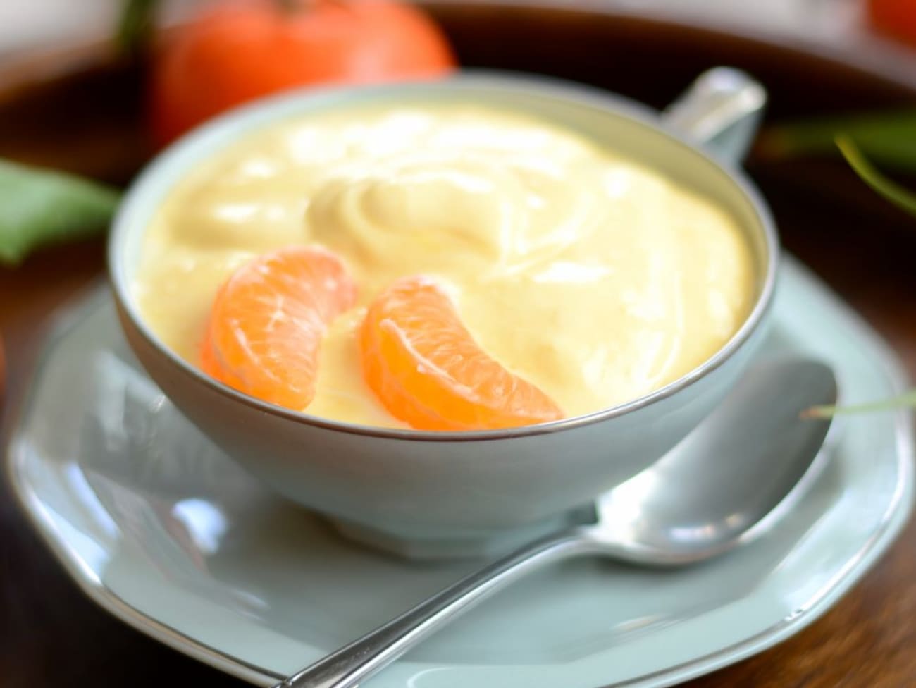 Yaourt glacé à la mangue et clémentine Recette par Tangerine Zest