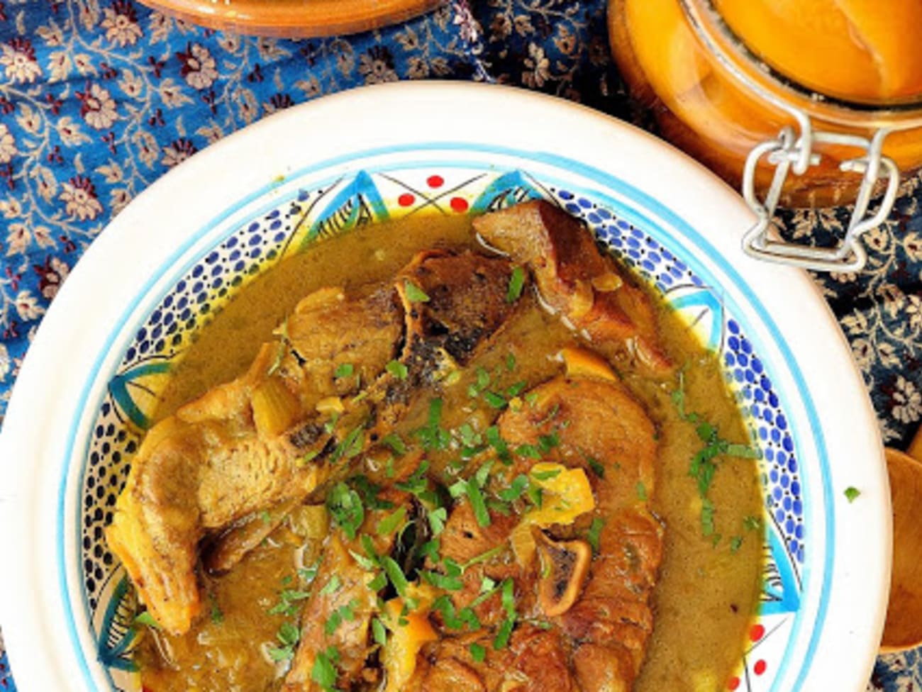 Tajine de sauté d'agneau au citron confit Recette par Une aiguille