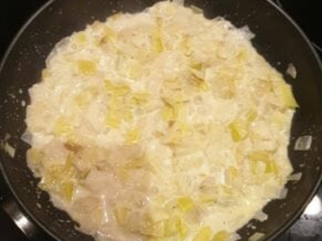 Recette fondue de poireaux et d'endives au vin blanc et parmesan