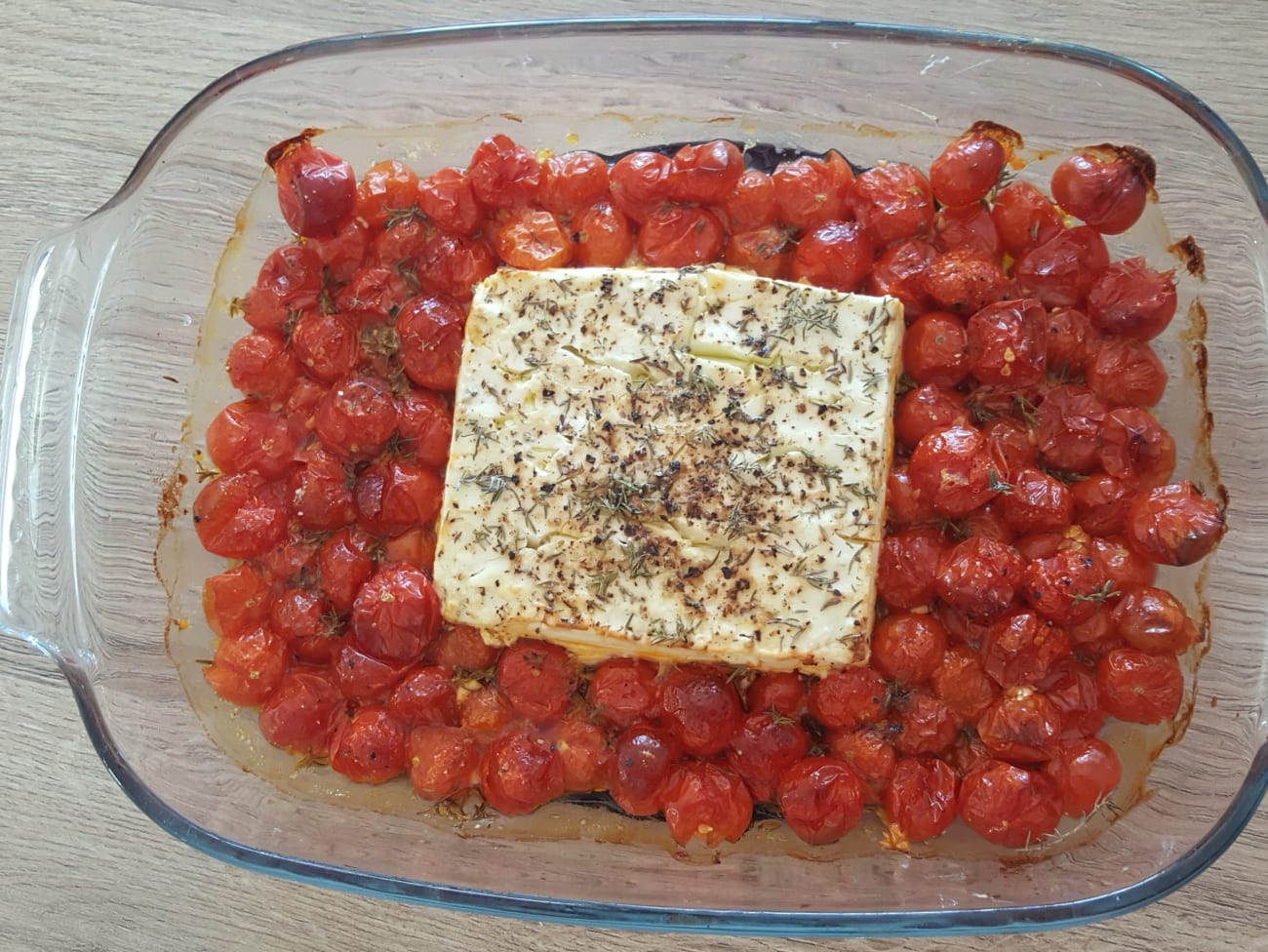 Feta et tomates au four Recette par