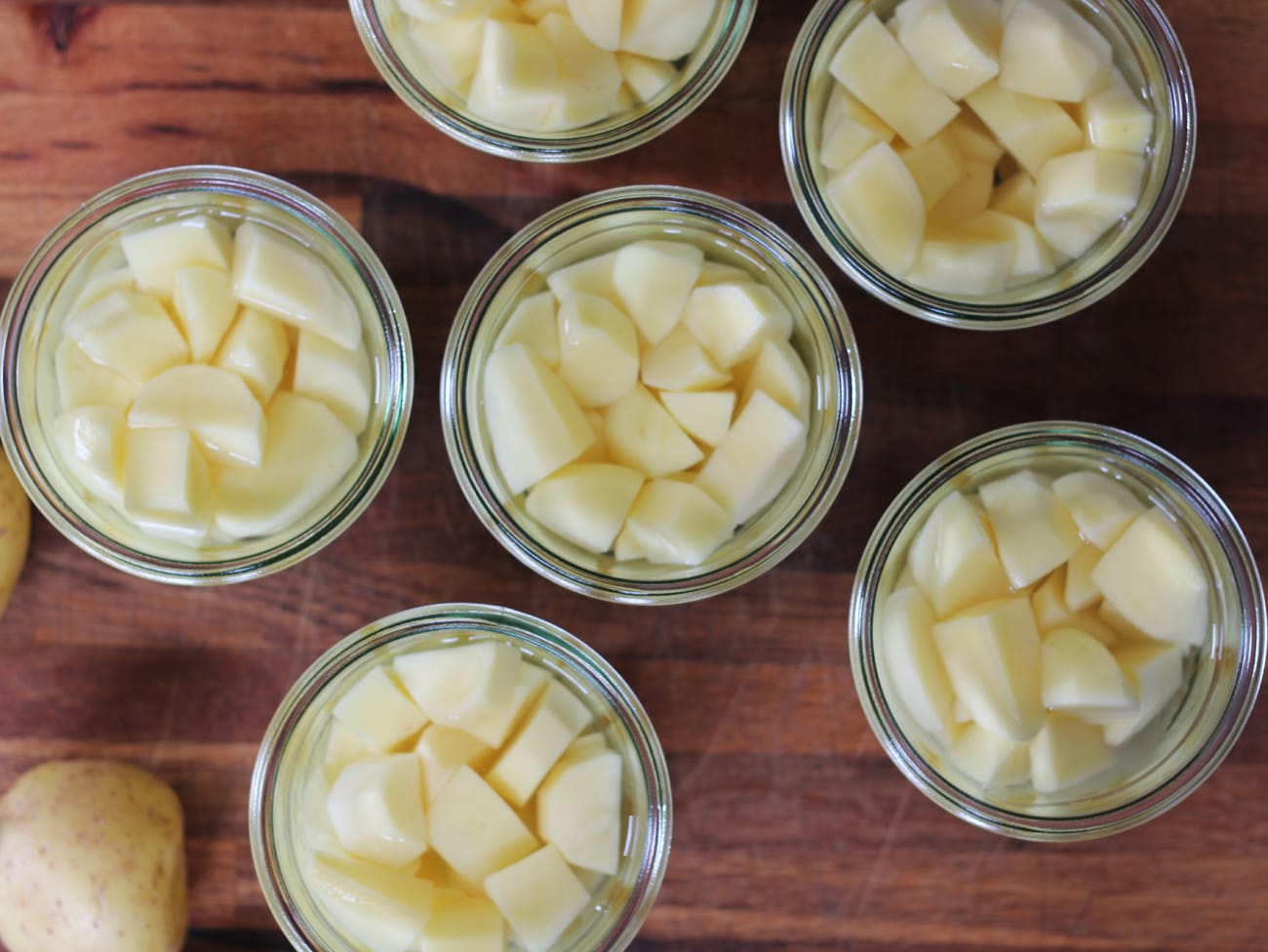 Conserves de Pommes de terre au naturel Recette par Delizioso