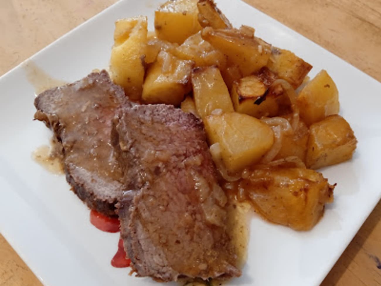 Le rôti de bœuf et pommes de terre au four - Recette par Macuisinepourtous