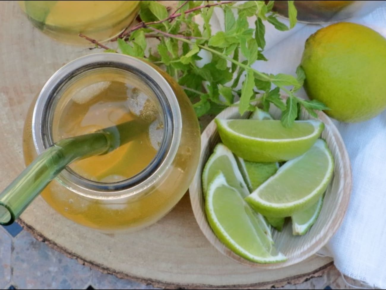 Thé glacé menthe citron facile et rapide : découvrez les recettes de  Cuisine Actuelle