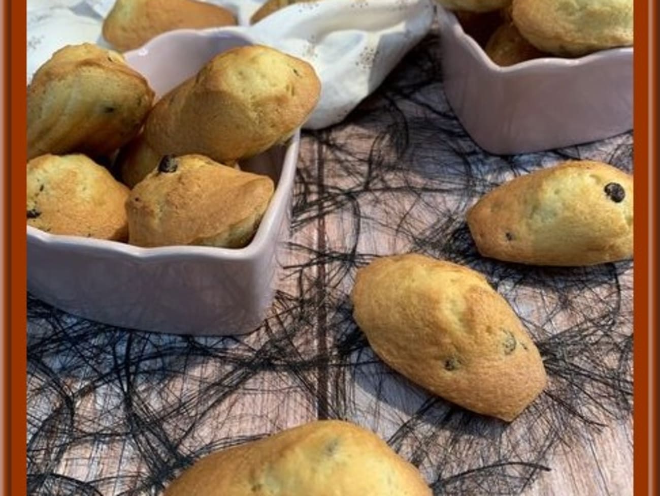 Madeleines aux pépites de chocolat