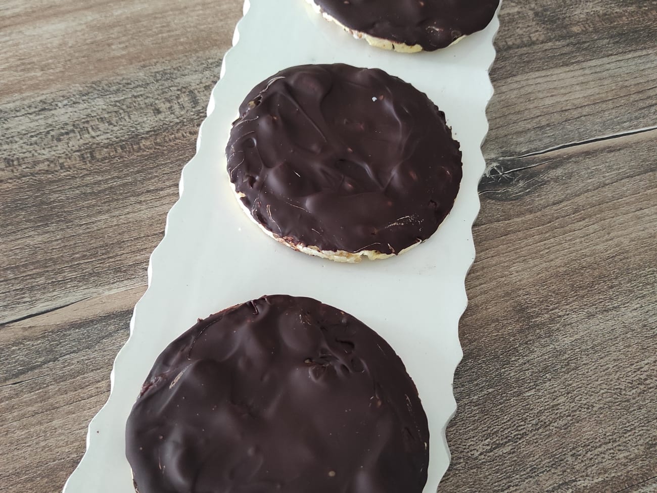 Galette de maïs façon barres snickers - Recette par Popotte
