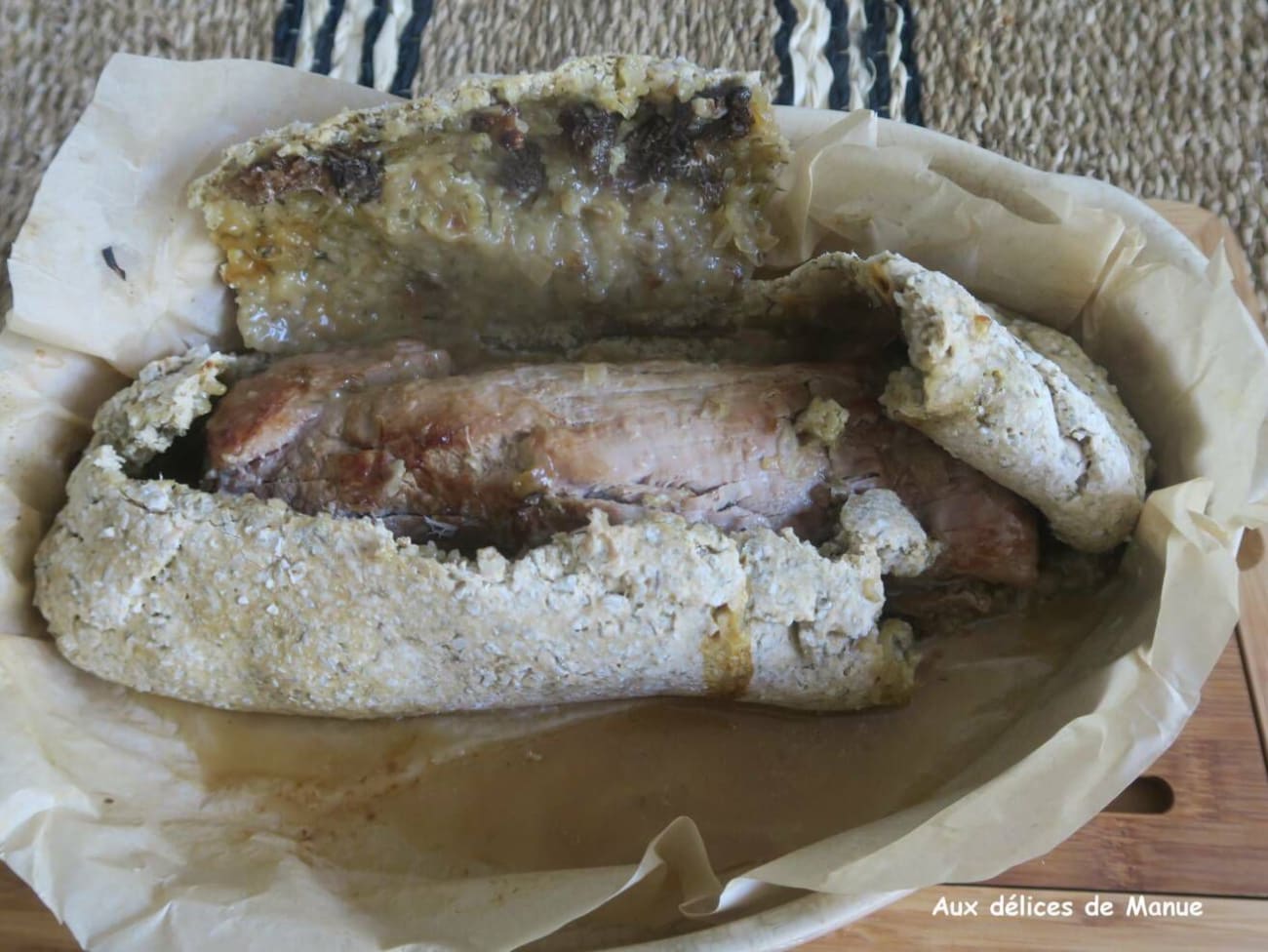 Filet mignon aux morilles cuit au four en croûte de sel Recette par