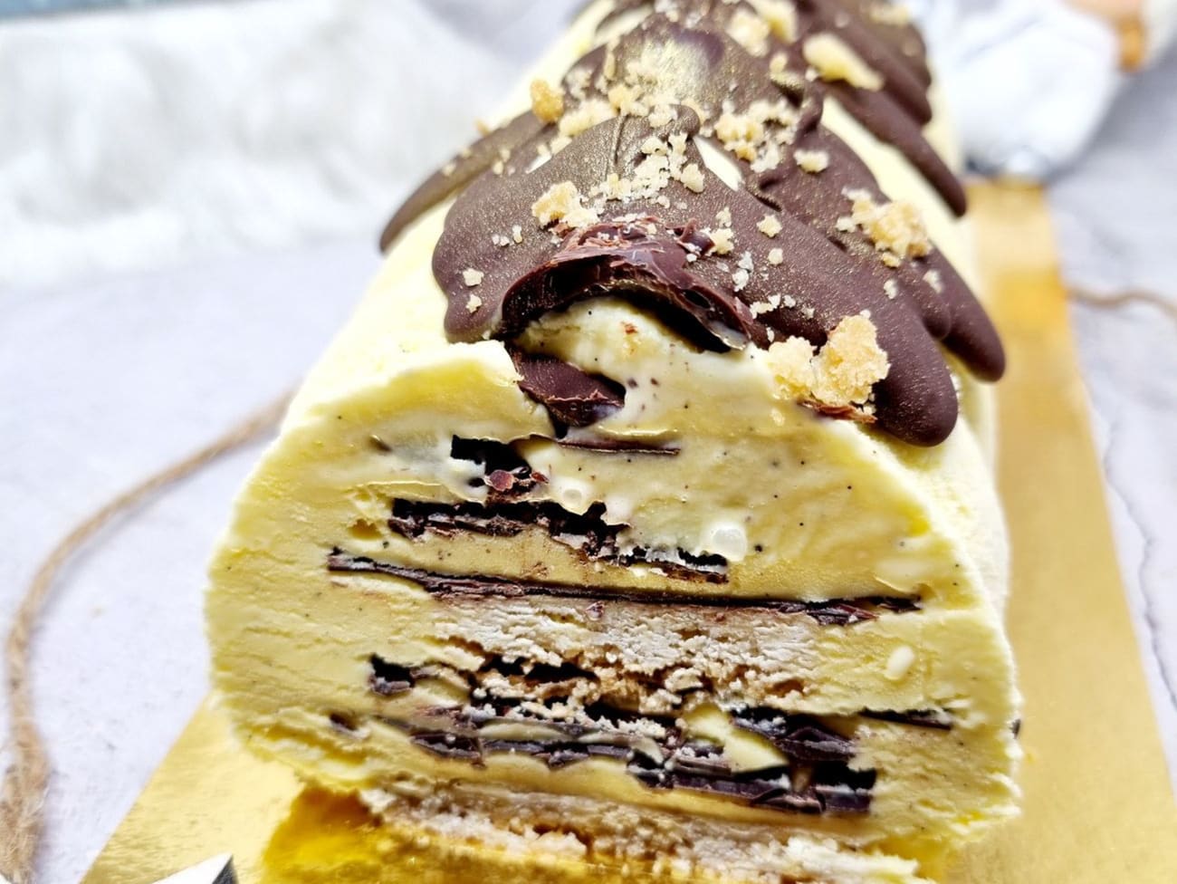 Bûche glacée